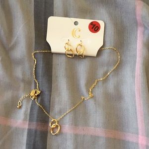 Charming Charlie necklace and earrings set